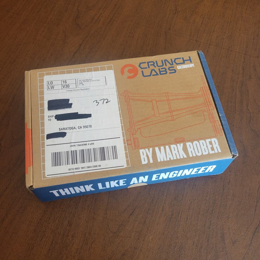 Crunch Labs by Mark Rober S.T.E.M. Build Box Kit Kaleidoscope New Sealed